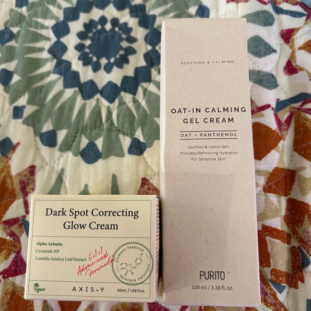Purito & Axis-Y set- gel/glow cream